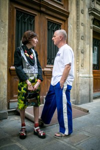 Street style at Paris Fashion Week Men's Spring 2018