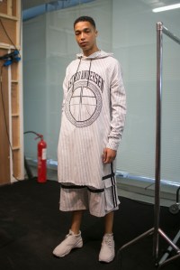 Backstage at Astrid Andersen Men's Spring 2018