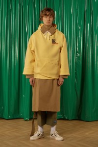 A unisex look by Seoul-based brand Ader Error
