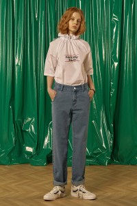 A unisex look by Seoul-based brand Ader Error