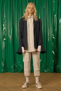 A unisex look by Seoul-based brand Ader Error