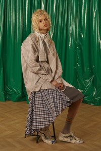 A unisex look by Seoul-based brand Ader Error