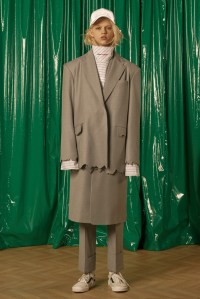 A unisex look by Seoul-based brand Ader Error