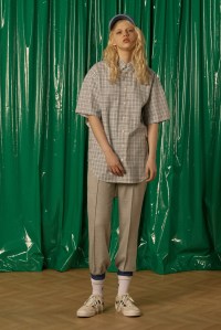 A unisex look by Seoul-based brand Ader Error