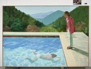 David Hockney – Portrait of an Artist (Pool with Two Figures), 1972