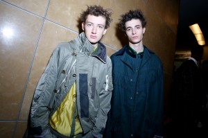 Backstage at Sacai Men's Spring 2018