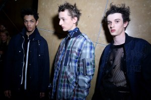 Backstage at Sacai Men's Spring 2018