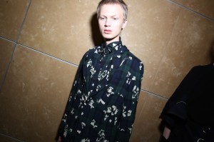Backstage at Sacai Men's Spring 2018