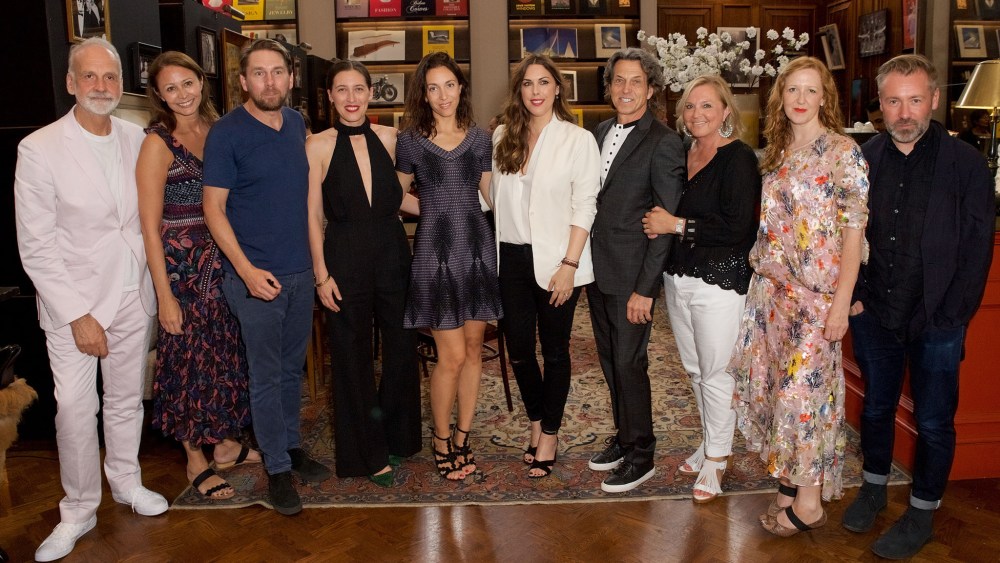 Richard James, Caroline Rush, Rupert Sanderson, Emilia Wickstead, Anissa Bonnefont, Jessica de Rothschild, Stephen Webster, Jane Boardman, Thea Bregazzi and Justin Thornton.