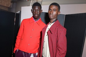 Backstage at AMI Alexandre Mattiussi Men's Spring 2018
