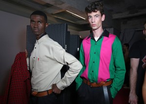 Backstage at AMI Alexandre Mattiussi Men's Spring 2018
