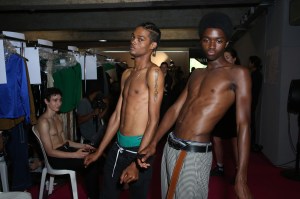 Backstage at AMI Alexandre Mattiussi Men's Spring 2018