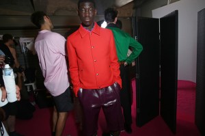 Backstage at AMI Alexandre Mattiussi Men's Spring 2018