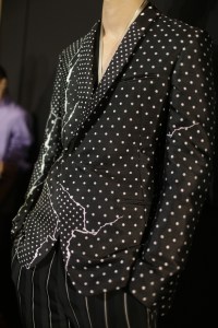 Backstage at Haider Ackermann Men's Spring 2018