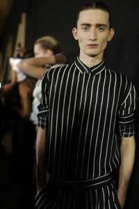Backstage at Haider Ackermann Men's Spring 2018