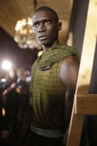 Backstage at Haider Ackermann Men's Spring 2018