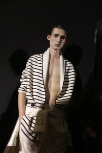 Backstage at Haider Ackermann Men's Spring 2018