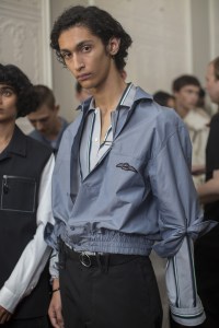 Backstage at OAMC Men's Spring 2018