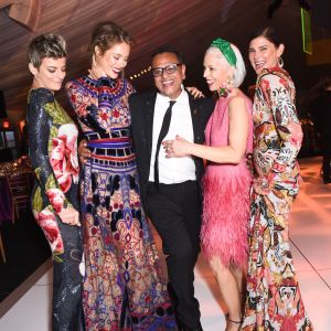 Genevieve Barker, Suada Velija, Naeem Khan, Linda Fargo and Lisa Harbert.