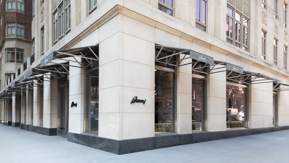 The Brioni flagship on Madison Avenue.