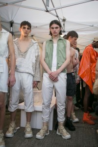 Backstage at Cottweiler Men's Spring 2018