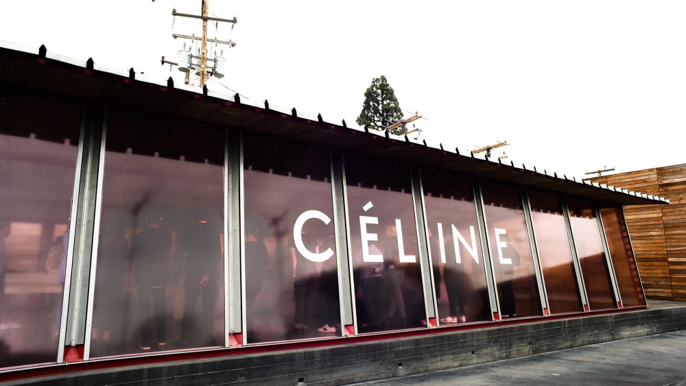 The Céline pop-up shop at Maxfield.