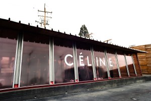 The Céline pop-up shop at Maxfield.