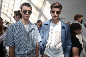 Backstage at Cerruti Men's Spring 2018