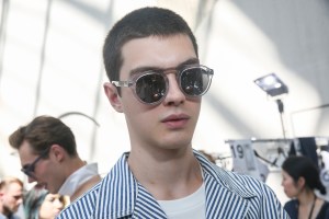 Backstage at Cerruti Men's Spring 2018