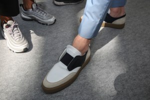 Backstage at Cerruti Men's Spring 2018