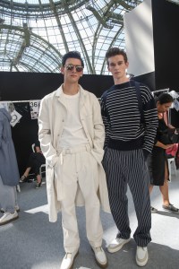 Backstage at Cerruti Men's Spring 2018