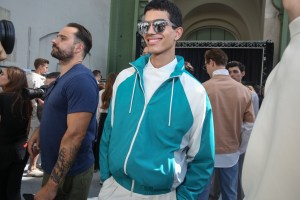 Backstage at Cerruti Men's Spring 2018