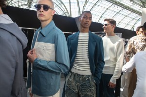 Backstage at Cerruti Men's Spring 2018