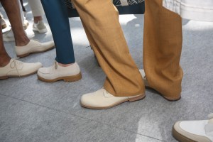 Backstage at Cerruti Men's Spring 2018