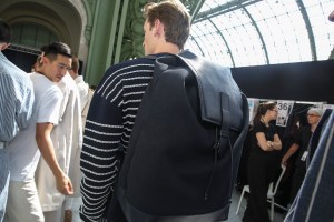 Backstage at Cerruti Men's Spring 2018