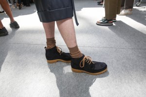 Backstage at Cerruti Men's Spring 2018