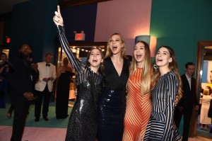 CFDA Awards 2017: Haim with Karlie Kloss