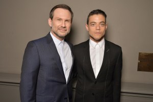 Christian Slater and Rami Malek