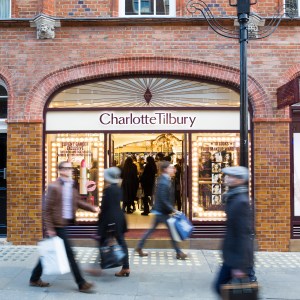 The Charlotte Tilbury store in Covent Garden