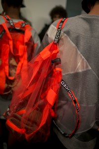 Backstage at Christopher Raeburn Men's Spring 2018