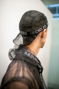 Backstage at Christopher Raeburn Men's Spring 2018