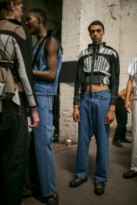 Backstage at Craig Green Men's Spring 2018
