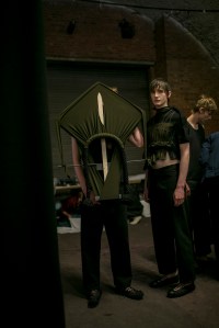 Backstage at Craig Green Men's Spring 2018