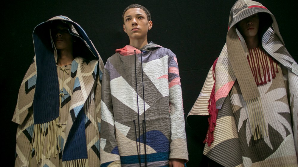 Backstage at Craig Green Men's Spring 2018