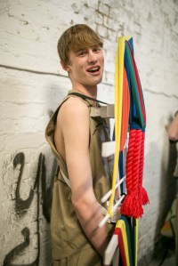 Backstage at Craig Green Men's Spring 2018