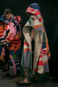 Backstage at Craig Green Men's Spring 2018