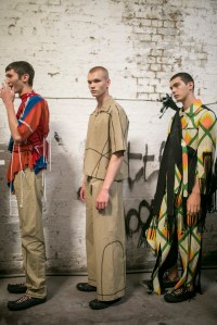 Backstage at Craig Green Men's Spring 2018