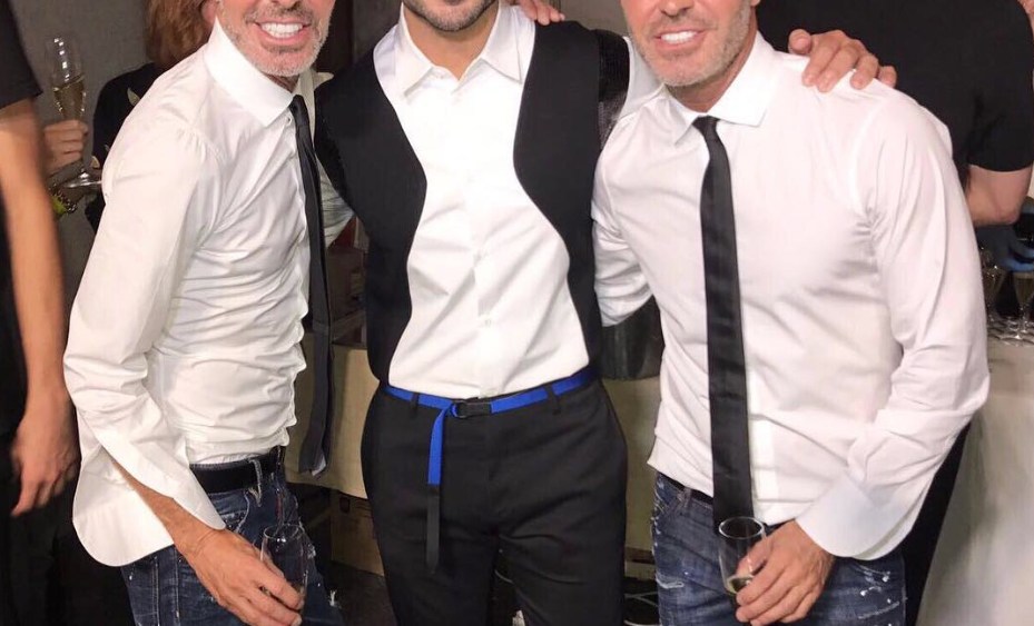 Dean and Dan Caten and Luis Fonsi