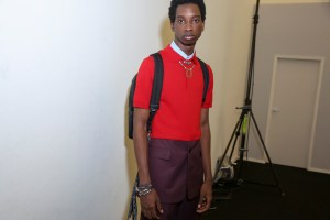 Backstage at Dior Homme Men's Spring 2018