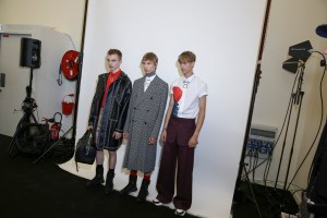 Backstage at Dior Homme Men's Spring 2018